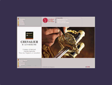 Tablet Screenshot of chevalierdauvergne.com